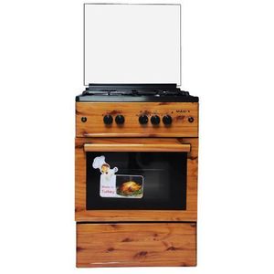Maxi 60x60 TR 31 IGL WD (3+1) Standing Gas Cooker - Wood