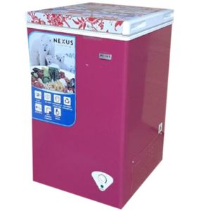 XYwkz85qhgx2VKSd4jsy9hqGTFRuu05pfrg9q0N7 Nexus 85 Litres BLOSSOM FLOWER CHEST FREEZER (NX-150EF) -WINE RED